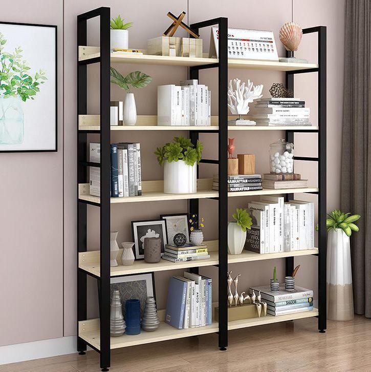 5 Tier Bookcase Shelf Storage Organizer High Book Rack
