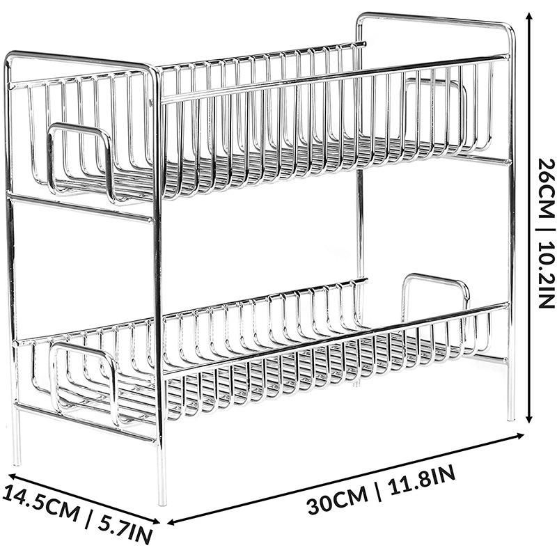 Kitchen Counter Storage 2 Tier Spice Rack Spice Organiser