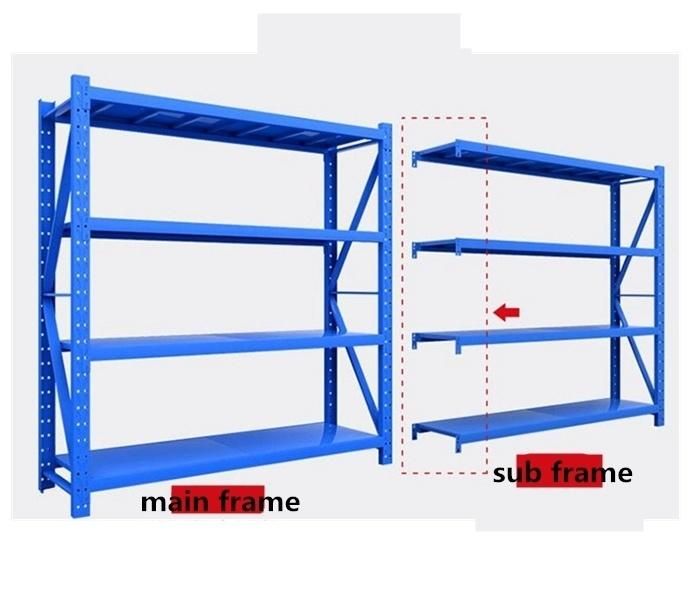 Various Styles Adjustable Shelf Bracket Heavy Duty Warehouse Steel Rack Estanterias