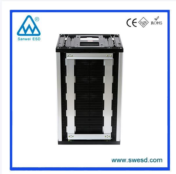 Plastic Top/Bottom ESD PCB Rack Plastic Magazine Rack