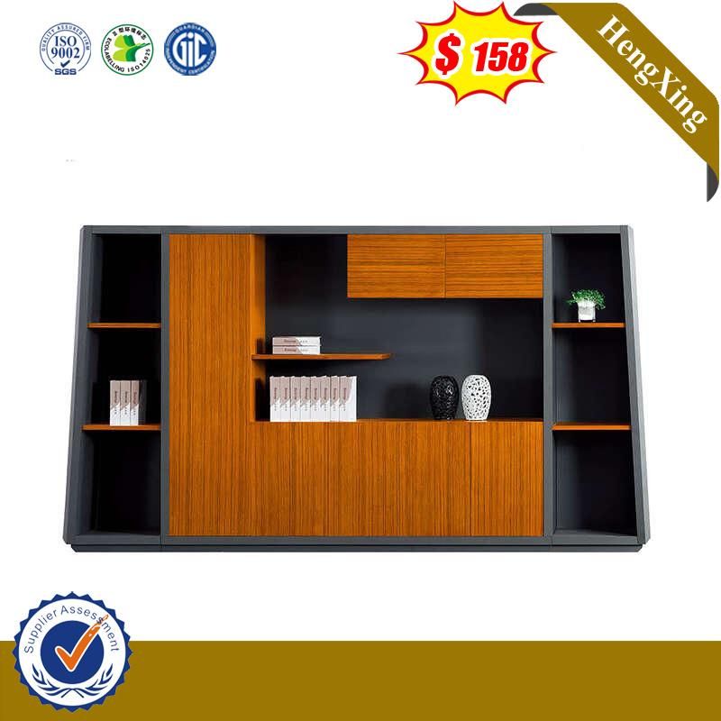 Melamine Laminated 6 Doors Wooden Office Filing Cabinet Bookshelf