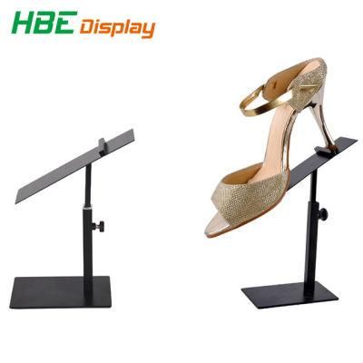 Metal Shoes Exhibition Mall Adjustable Table Display Stand Rack
