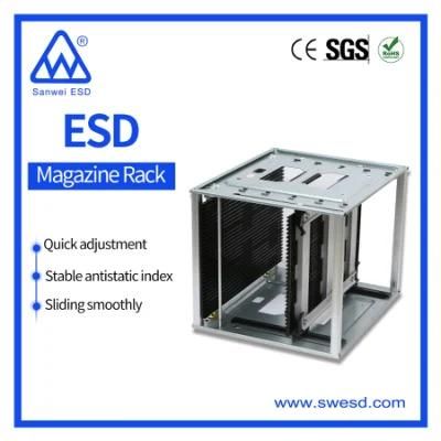 SMT Handle Adjustment SMT ESD PCB Magazine Rack