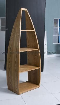 Modern Library Furniture Wooden Library Bookshelf with 4 Layers