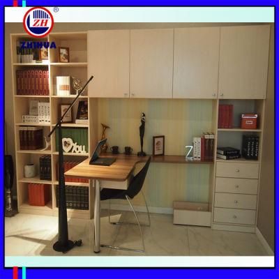 Comfortable Soft Colour MDF Melamine Bookcase (ZH036)