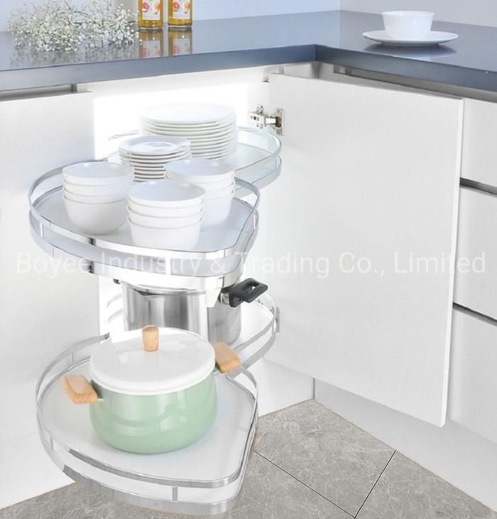 Saving Space Kitchen Storage Organizer Snack Sundries Shelf Cabinet Mounted Soft Closing Swing Tray Rack