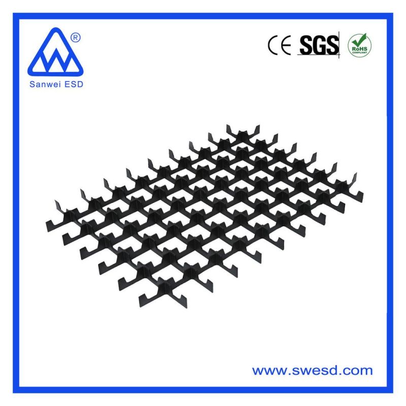 ESD PCB Board Circulation Rack Conductive PCB Handling Tray