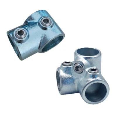 Hot Galvanized Cast Iron Quick Release Pipe Clamp Fittings 101 Short Tee