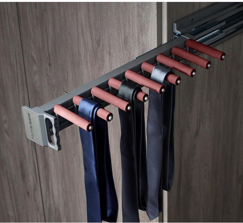 Cabinet Storage Rack Tie Organizer Ties Hanger Holder Rack Wardrobe Closet Storage Holder