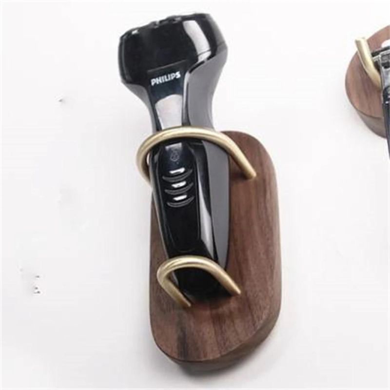 Wooden Electric Shaver Holder Washing Instrument Storage Rack