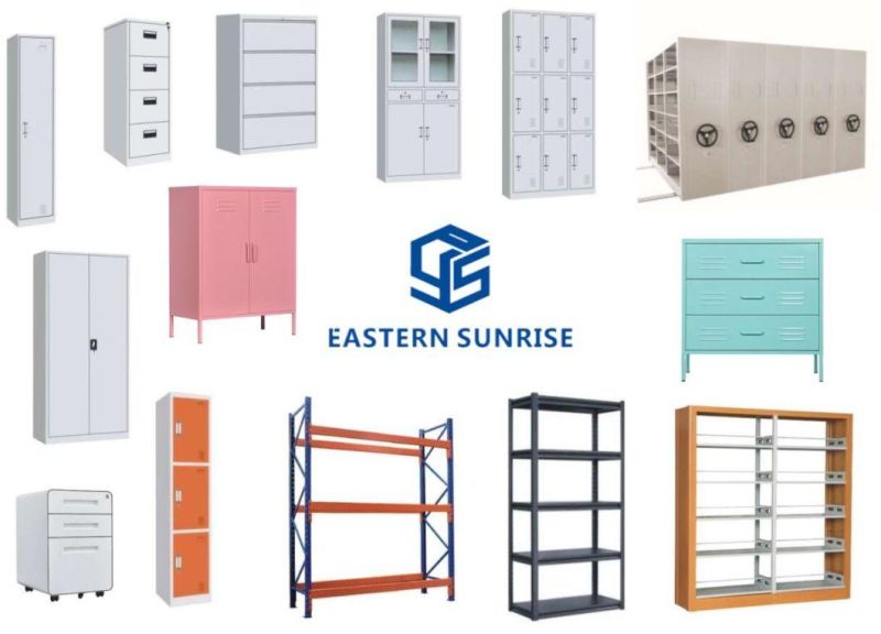 Metal Storage Cabinet with Swing Doors and Adjustable Shelves for Shoes Rack