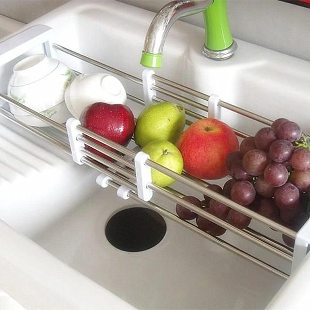 Foldable Stainless Steel Kitchen Draining Rack