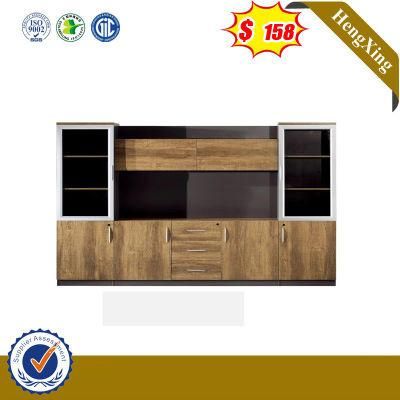 6 Wooden Aluminum Glass Doors Modern Bookcase