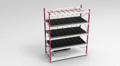 Mobile Growing Rack Multi-Tiers Shelf Indoor Planting Rack for Hydropoinc Grow