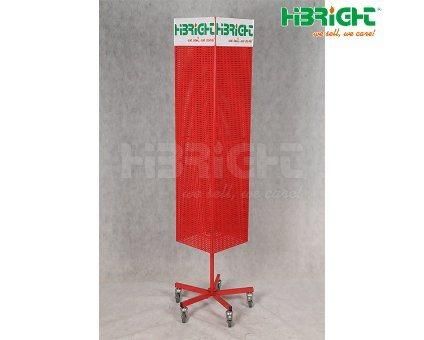 Metal Floor Spinning Pegboard Display Racks