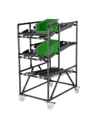 Lean Pipe Joint System Hand Trolley Storage Rack Pipe Rack industrial Cart Transfer Tollery Logistics