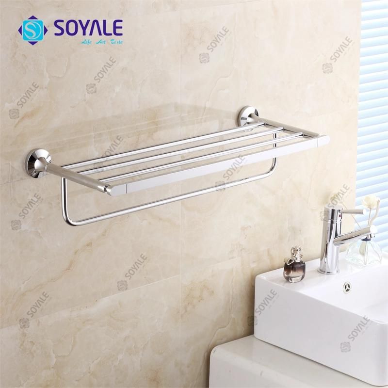 Brass Towel Rack with Chrome Plated Sy-16725