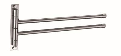 Active Dual-Pole Towel Rack with Stainless Steel