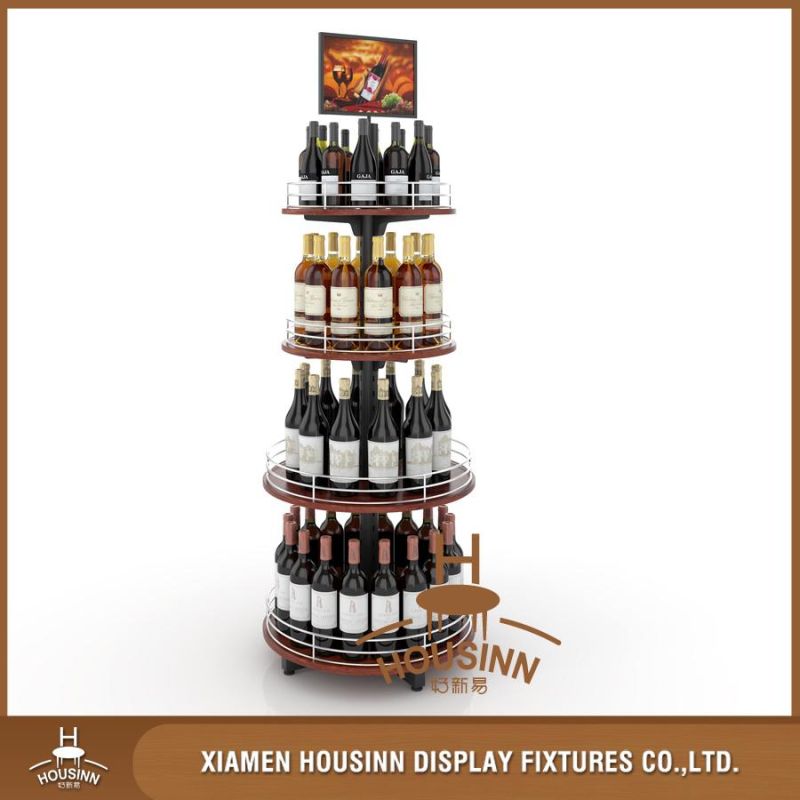 Beverage Spirit Beer Wine Display Tower Rack
