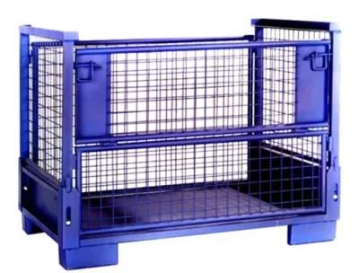 Fordable Metal Box Material Rack Turnover Frame Heavy Duty Turnover