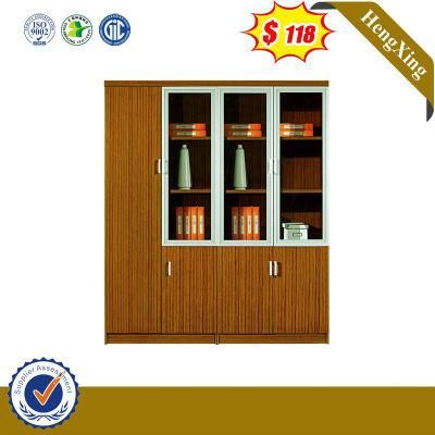 4 Doors Library Office Furniture MDF Storage Filing Bookcase