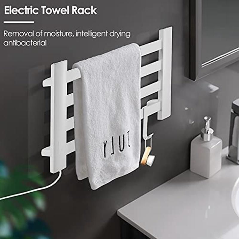 Modern Bathroom Aluminum Towel Rail Heated Drying Rack Towel Warmer Rack