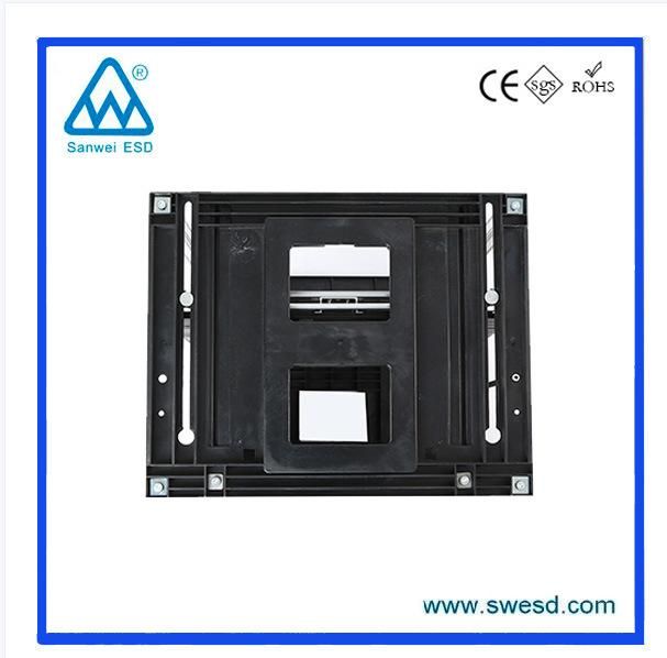 Plastic Top/Bottom ESD PCB Rack Plastic Magazine Rack for PCB Container Holder