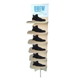 Retail Store MDF Shoe Display Rack