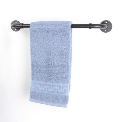 Bathroom Iron Metal Black Powder Coating Towel Rack