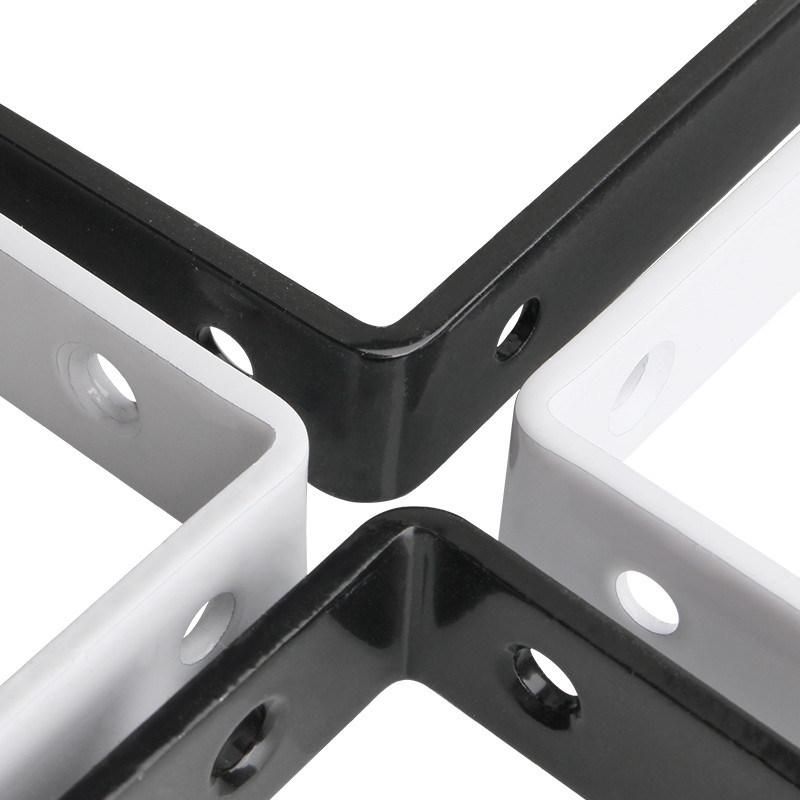 2022 High Quality OEM Customized Black Powder Coat Shelf Brackets for Wall Supporting