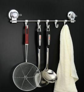 Multi Function Suction Cup Towel Rack Hook Multi-Purpose Rack Dg-Sf1007D-E