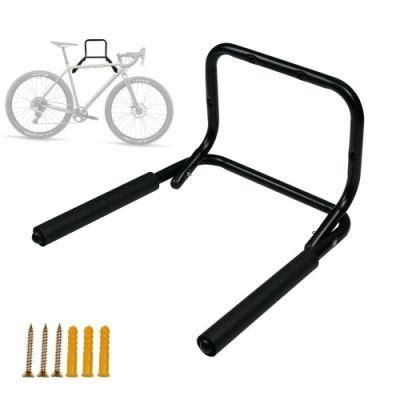 Garage Bicycle Holder Folding Space Saver Bike Wall Mount Rack Storage Hanger