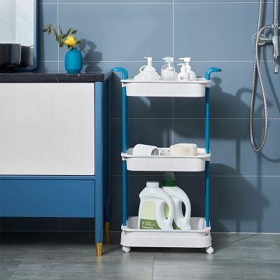 Toilet Shelf Toilet Bathroom Trolley Storage Rack Floor Multi-Layer Household Storage Rack