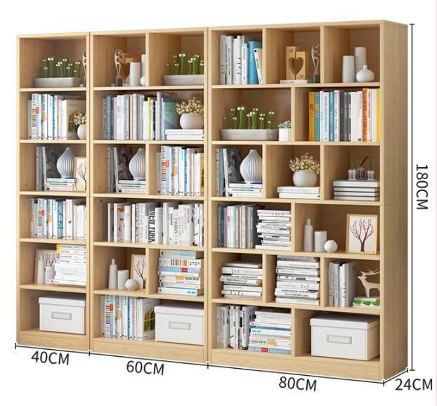 Bookshelf Floor Shelf Multi-Layer Storage Cabinet