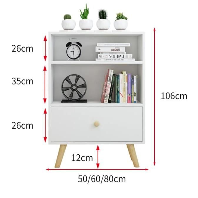 Storage Cabinet Simple Modern Children′s Bookshelf Shelf Simple Floor Bedroom Combination