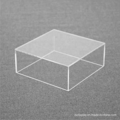 Square Clear Acrylic Display Stand for Wedding Cake