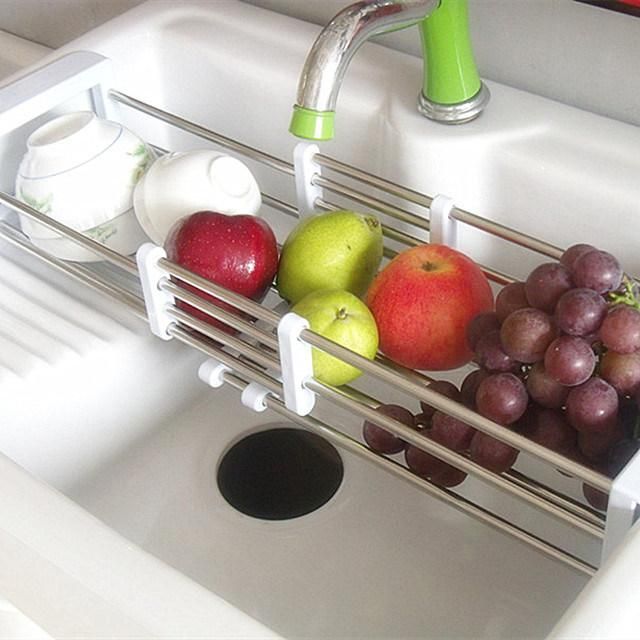 Stainless Steel Kitchen Foldable Draining Rack