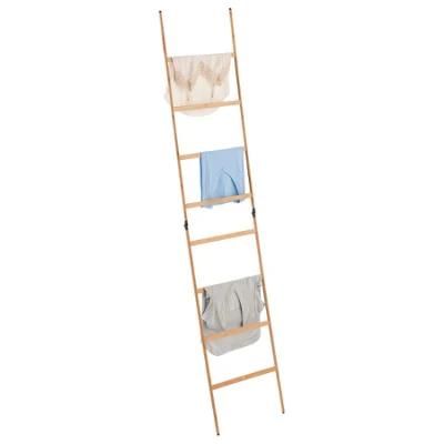 Bamboo Ladder Clothes Drying Rack