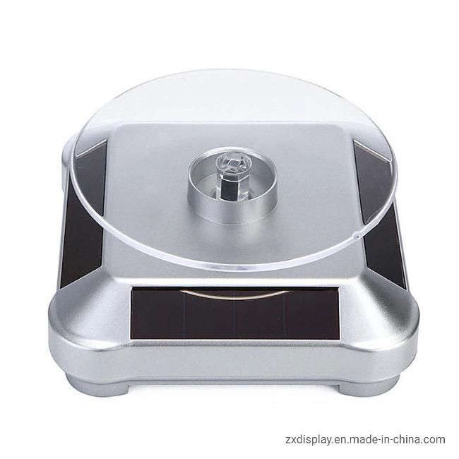 360 Degree Rotating Jewelry Solar Turntable Display Stand