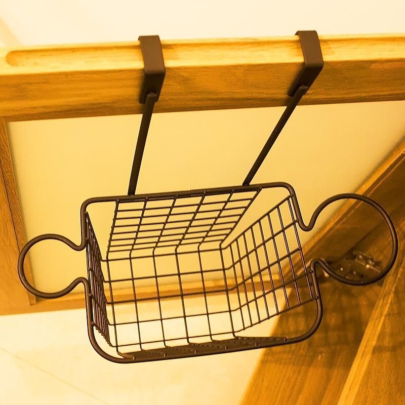 Magazine Rack Metal Hanging Basket Wire Basket Wall Mount Storage Shelf Large Vintage Basket