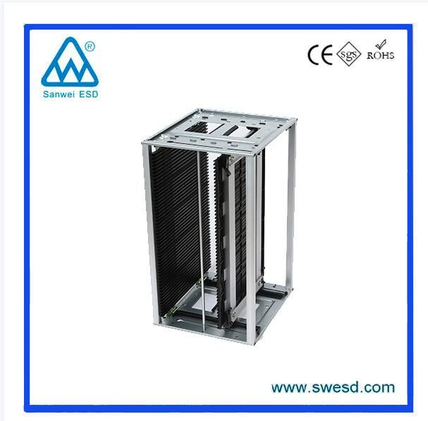 SMT PCB Antistatic ESD Magazine Rack for Gear Adjustment PCB Storage