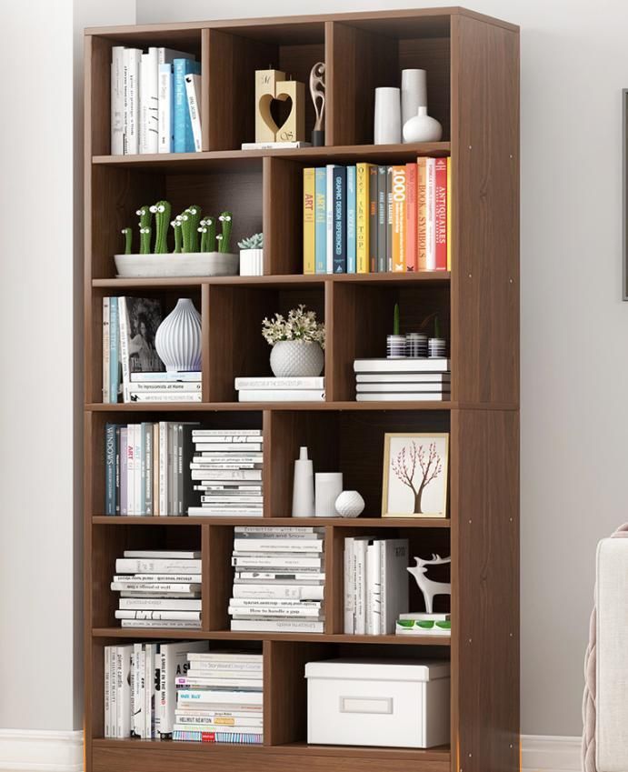 Bookshelf Floor Shelf Multi-Layer Storage Cabinet