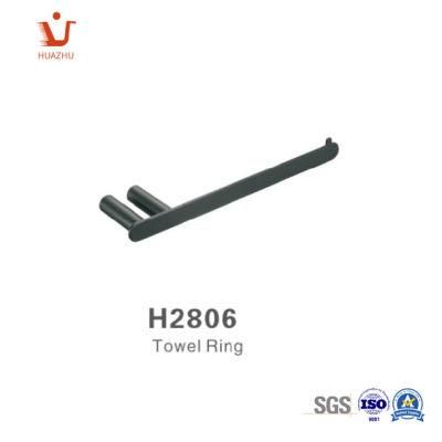 Modern Design Bathroom Accessories Black Towel Ring Towel Bar