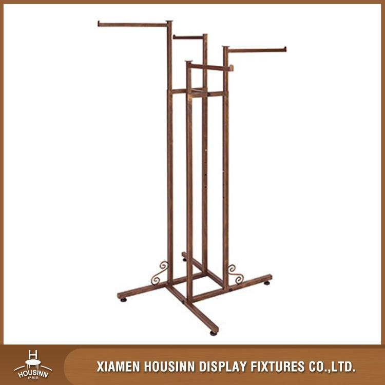 Wood Clothing Suit Rack