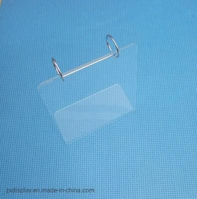 Slant Clear Acrylic Office Desk Calendar Display Stand