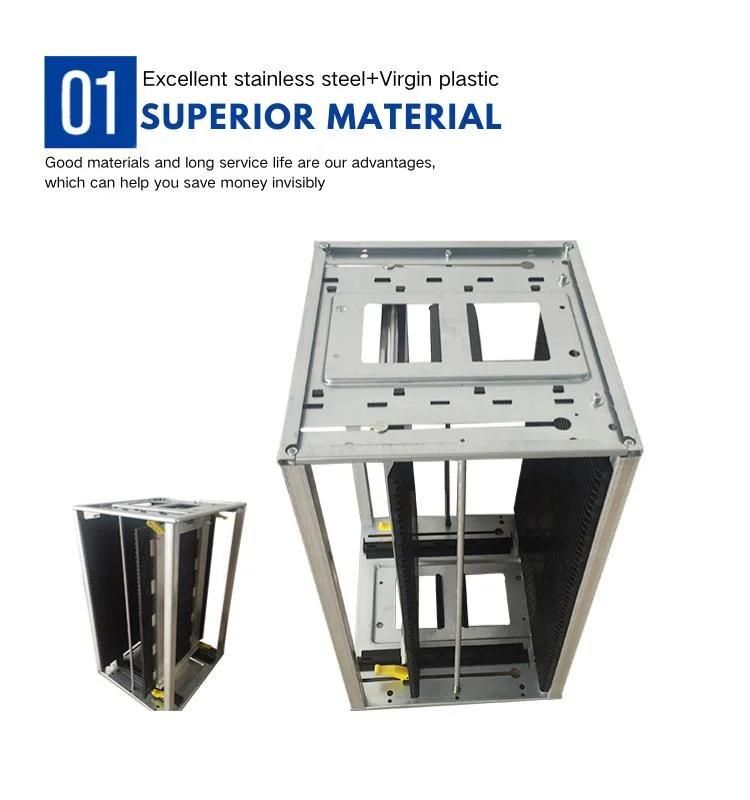 SMT Antistatic ESD Magazine Rack Anti Static PCB Storage Cart PCB Rack