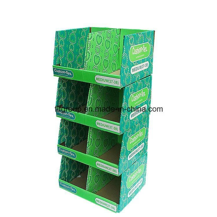 Good Quality Environment-Friendly Paper Advertising Storage Rack