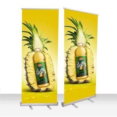 Custom Advertising Paper Roll up Banner Printing Vertical Display Stand