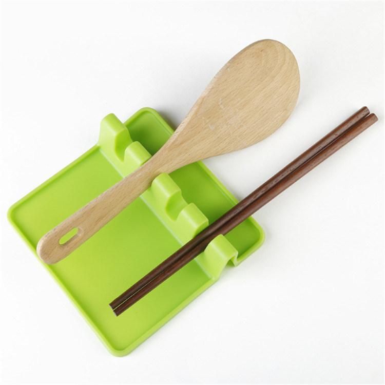 Multifunctional Kitchen Utensils Storage Rack Creative Silicone Spoon Rack Kitchen Tabletop Spoon Chopsticks Storage Rack