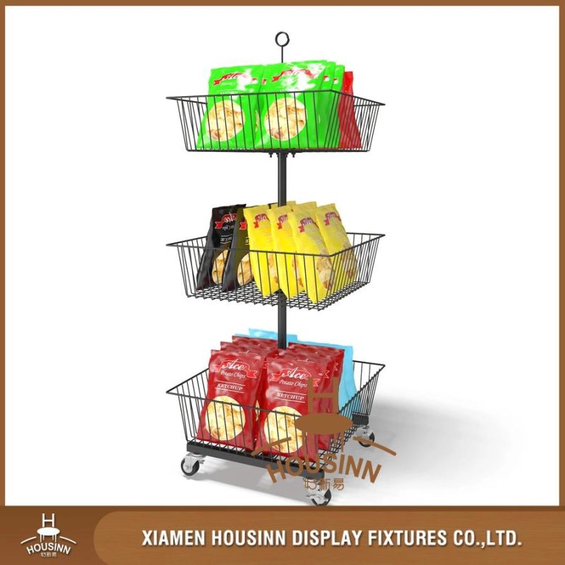 Foldable Storage Metal Organizer Tiers Rack